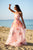 Sherri Hill - 51930 Strapless Floral Organza Sheer A-Line Dress In Pink and Print