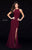 Sherri Hill - 51947 Jersey Fitted Dress with Cutout Sides and Slit In Red