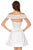 Sherri Hill - 51958 Lace Off-Shoulder Satin A-line Cocktail Dress In White