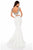 Sherri Hill - 51966 Two-Piece Jewel Garlanded Long Mermaid Dress In White