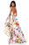 Sherri Hill - 51968 Strapless Floral Print High Low A-Line Dress In Print