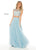 Sherri Hill - 51973 Two Piece Beaded Lace A-Line Dress In Blue