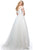 Sherri Hill - 51990 Sequined Off-Shoulder Tulle Ballgown In White and Multi-Color
