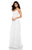 Sherri Hill - 51997 Sweetheart Chiffon Sheath Dress In White