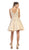 Charming V-Neck and Back A-Line Homecoming Dress