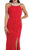 May Queen - Open Back Long Prom Dress in Red