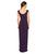 Adrianna Papell - Sleeveless Ruched Long Gown AP1E201175 in Purple