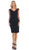 Interweaved Shirr Bodice Cocktail Dress