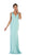 May Queen - MQ1431 Sleeveless Plunging Trumpet Gown In Blue