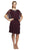 Alex Evenings - 170569 Embellished Bateau Tiered Sheath Dress In Purple