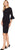 Taylor - 1195MJ Bell Sleeves Solid Sheath Dress in Black