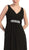 May Queen - V-Neck Crystal Ornate Empire Waist  A-Line Evening Dress