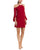 Laundry - 97M15107 Halter Neck Cold Shoulder Crepe Cocktail Dress In Red