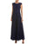 Aidan Mattox - 151A12840 Sheer Cap Sleeve Lace Godet A-Line Dress In Blue