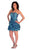 Strapless Ruched Ruffle Bubble Prom Dress