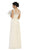 May Queen - Dainty Cap Sleeve Lace Applique Illusion Prom Gown