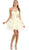 May Queen - Strapless Ruched Prom Dress with Ruffle Skirt