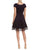 Donna Ricco - DR30846 Scoop Neck A-line Cocktail Dress In Black