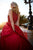 Sherri Hill - 52019 Beaded Halter Bodice A Line Satin Dress