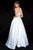 Sherri Hill - 52038 Strapless Embroidered Satin Ballgown In White and Multi-Color