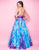 Blush - Stylish Sweetheart A-Line Dress 5203 In Blue and Purple