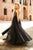 Sherri Hill - 52050 Embroidered Plunging Sweetheart Tulle A-Line Gown In Black and Multi-Color