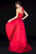 Sherri Hill - 52054 Strapless Dress With Polka Dot Overskirt In Red and Black