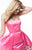 Sherri Hill - 52054 Strapless Dress With Polka Dot Overskirt In Pink and White