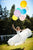 Sherri Hill - 52058 Plunging V-Neck Pleated Ballgown In White