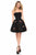 Sherri Hill - 52062 Strapless Beaded A-Line Cocktail Dress In Black