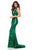 Sherri Hill - 52073 Plunging Halter Allover Sequined Dress In Green