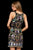 Sherri Hill - 52101 Fully Beaded Halter Sheath Dress In Black and Multi-Color