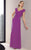 Alyce Paris Black Label - 29700 V-Neck Jeweled Jersey A-Line Gown in Pink
