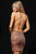 Sherri Hill - 52135 Strappy Beaded Fitted Cocktail Dress In Brown