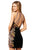 Sherri Hill - 52151 Beaded Halter Neck Sheath Dress In Black and Multi-Color