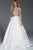 52177 Crystal Crusted High Halter Taffeta Gown