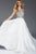 52177 Crystal Crusted High Halter Taffeta Gown
