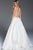 52177 Crystal Crusted High Halter Taffeta Gown