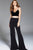 52182 Two Piece Deep V-neck Pantsuit