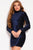 52184 Beaded Velvet High Neck Sheath Dress