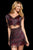 Sherri Hill - 52203 Two Piece Beaded V-neck Sheath Dress In Red