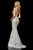 Sherri Hill - 52242 Sweetheart Long Lace Dress In Gold and Silver