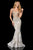 Sherri Hill - 52242 Sweetheart Long Lace Dress In Gold and Silver