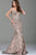 52274 Off the Shoulder Rosette Mermaid Gown