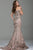 52274 Off the Shoulder Rosette Mermaid Gown