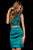 Sherri Hill - 52286 Two Piece Beaded High Halter Cocktail Dress In Green