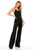 Sherri Hill - 52290 Sexy Strappy Scoop Jumpsuit In Black