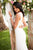Sherri Hill - 52309 Beaded Square Neck Sheath Dress In White