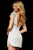 Sherri Hill - 52316 Beaded Cap Sleeve Bateau Fitted Dress In White