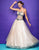 Blush - Jewel Embellished Ruched Sweetheart Ball Gown 5234 in Neutral and Multi-Color